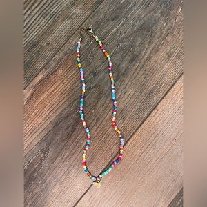 Beaded Butterfly Necklace